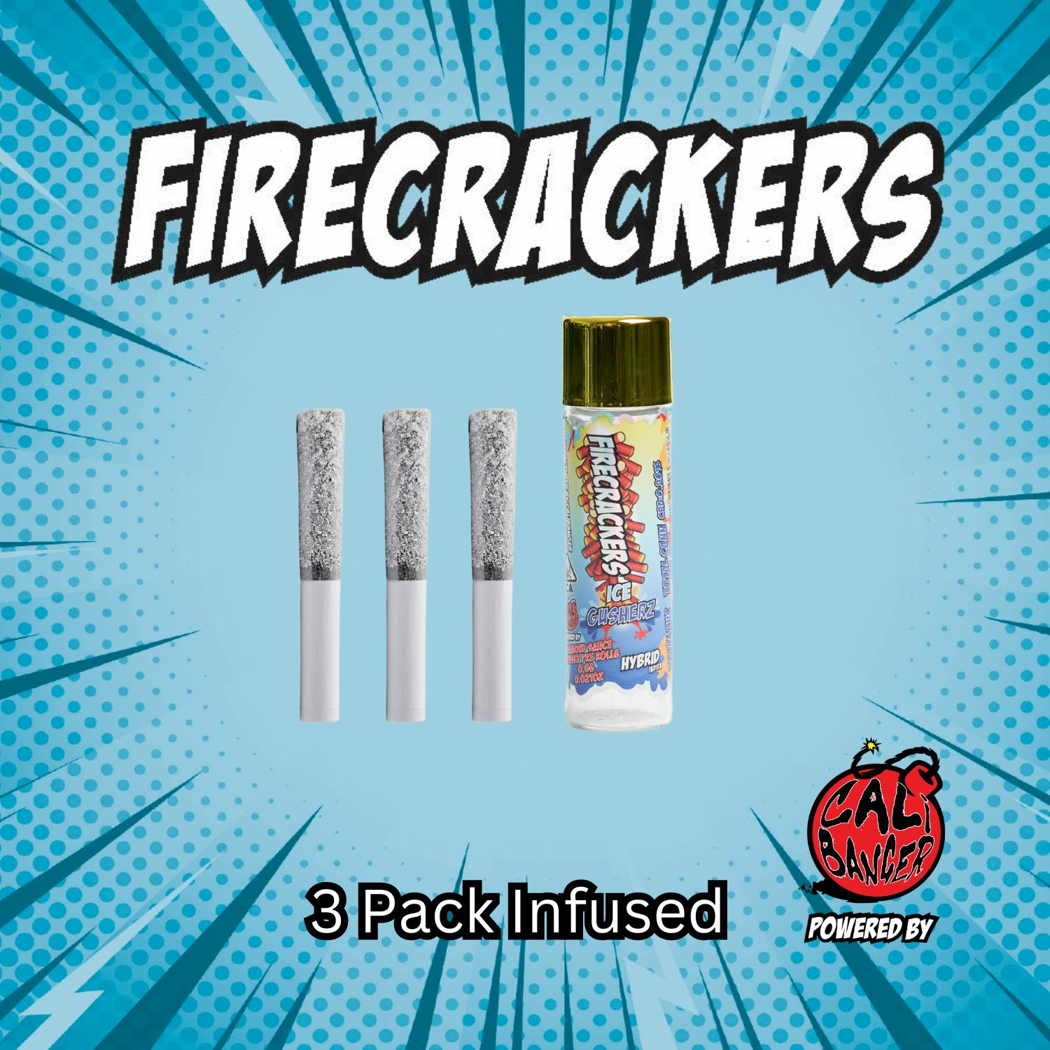 Firecracker by Cali Banger Pre Roll ICE GUSHERZ. 3 x 0.6 Gr - 1.8 Gr