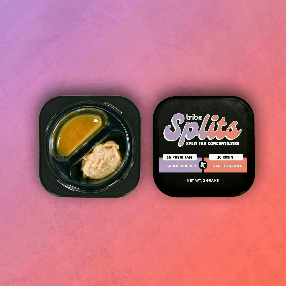 Garlic Budder | 1g Live Badder + 1g Live Rosin Jam | Splits Concentrate ...
