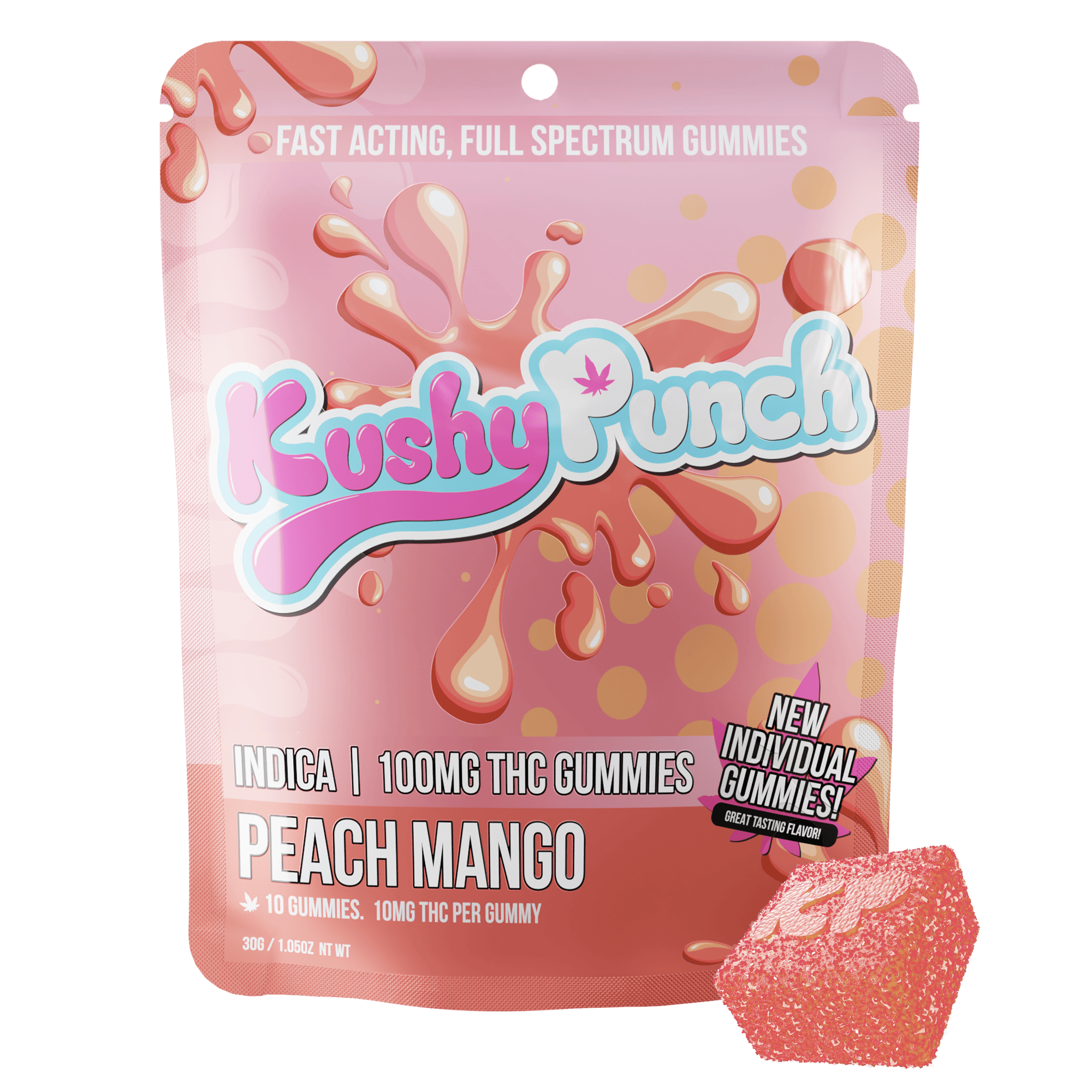 Kushy Punch: Peach Mango Individual