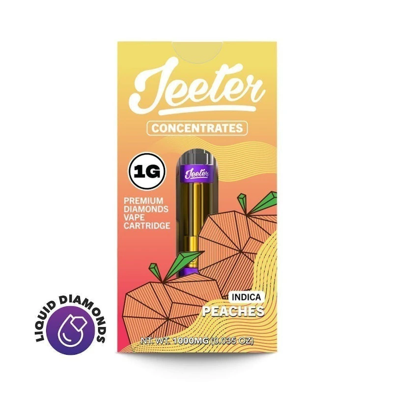 Jeeter Peaches · Premium Diamonds Cartridge · 1g, Cartridges