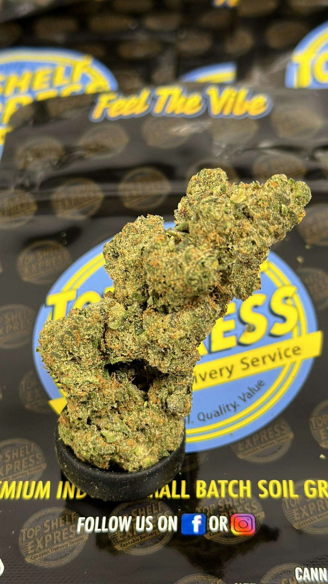 Top Shelf Express Apple Fritter **3 eighths for 90*** Weedmaps