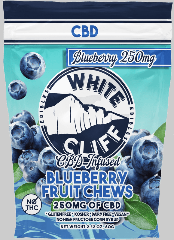 CBD Infused - Blueberry Fruit Chews