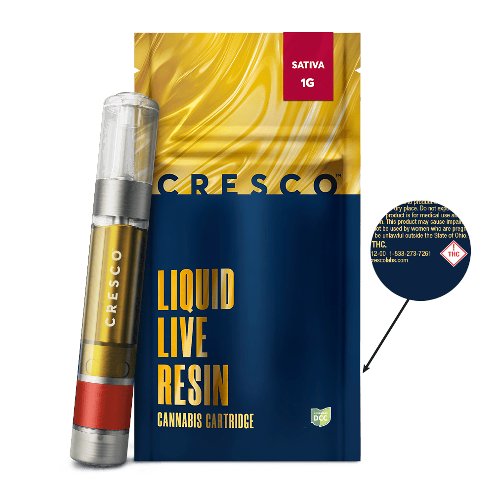 Sativa | Live Resin Cartridge | 0.84g