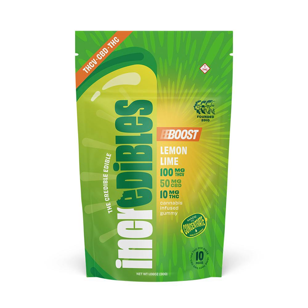 10:5:1 Lemon Lime Boost [10pk] (100mg THCV/50mg CBD/10mg THC) at Mana Supply Co.