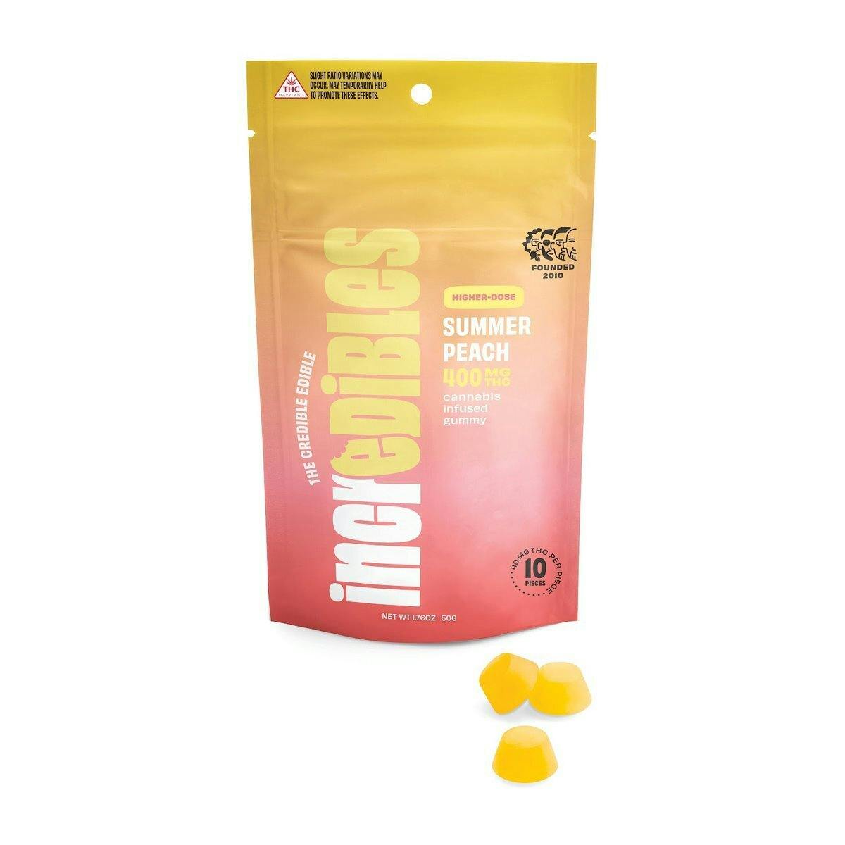 Summer Peach [10pk] (400mg) by Incredibles
