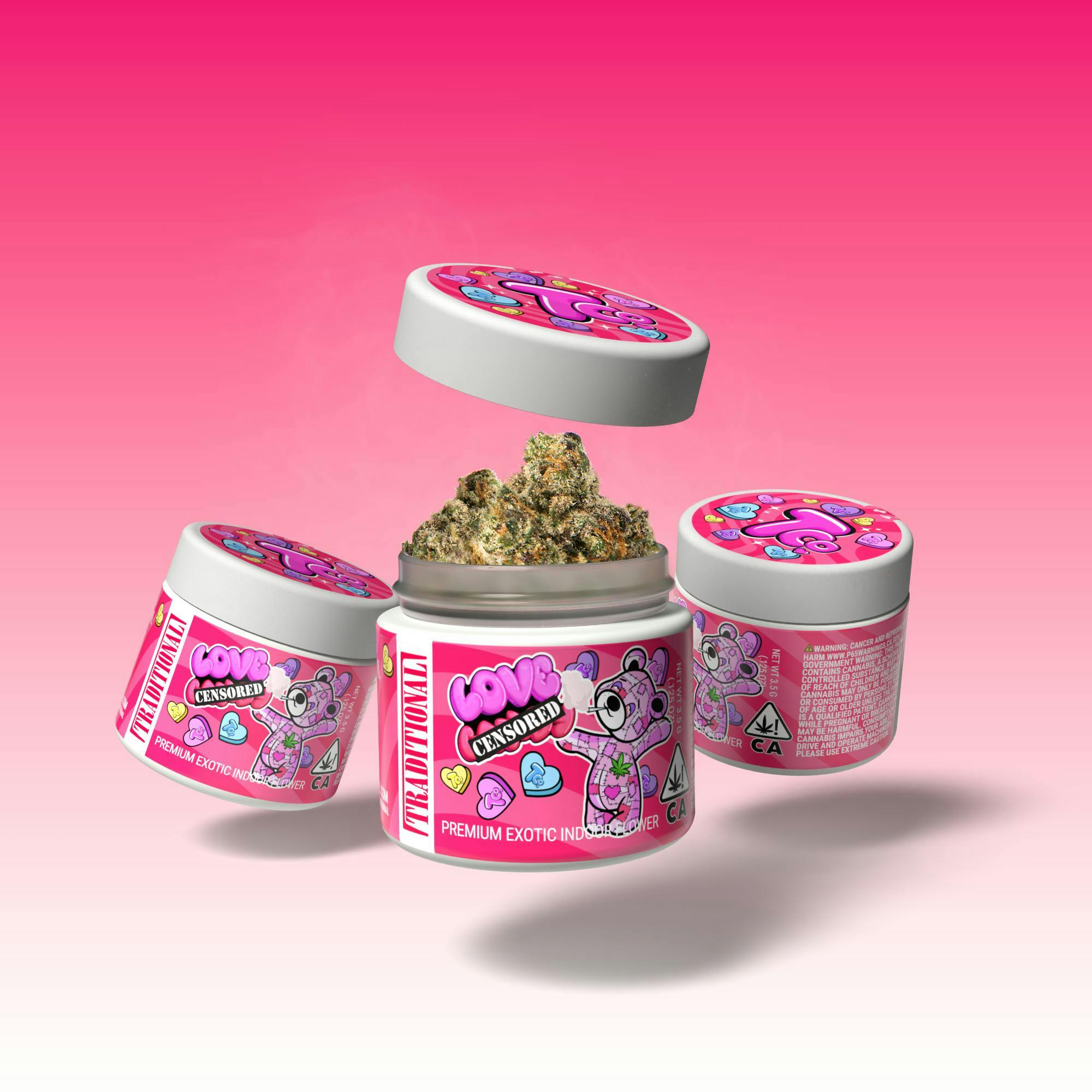 Traditional- Love Censored 3.5g - Traditional