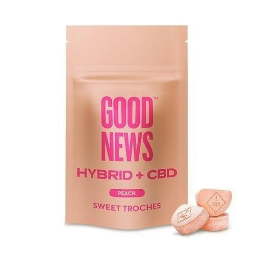Peach Troches | 1:1 CBD:THC | 100mg | 10ct | 10mg/ea
