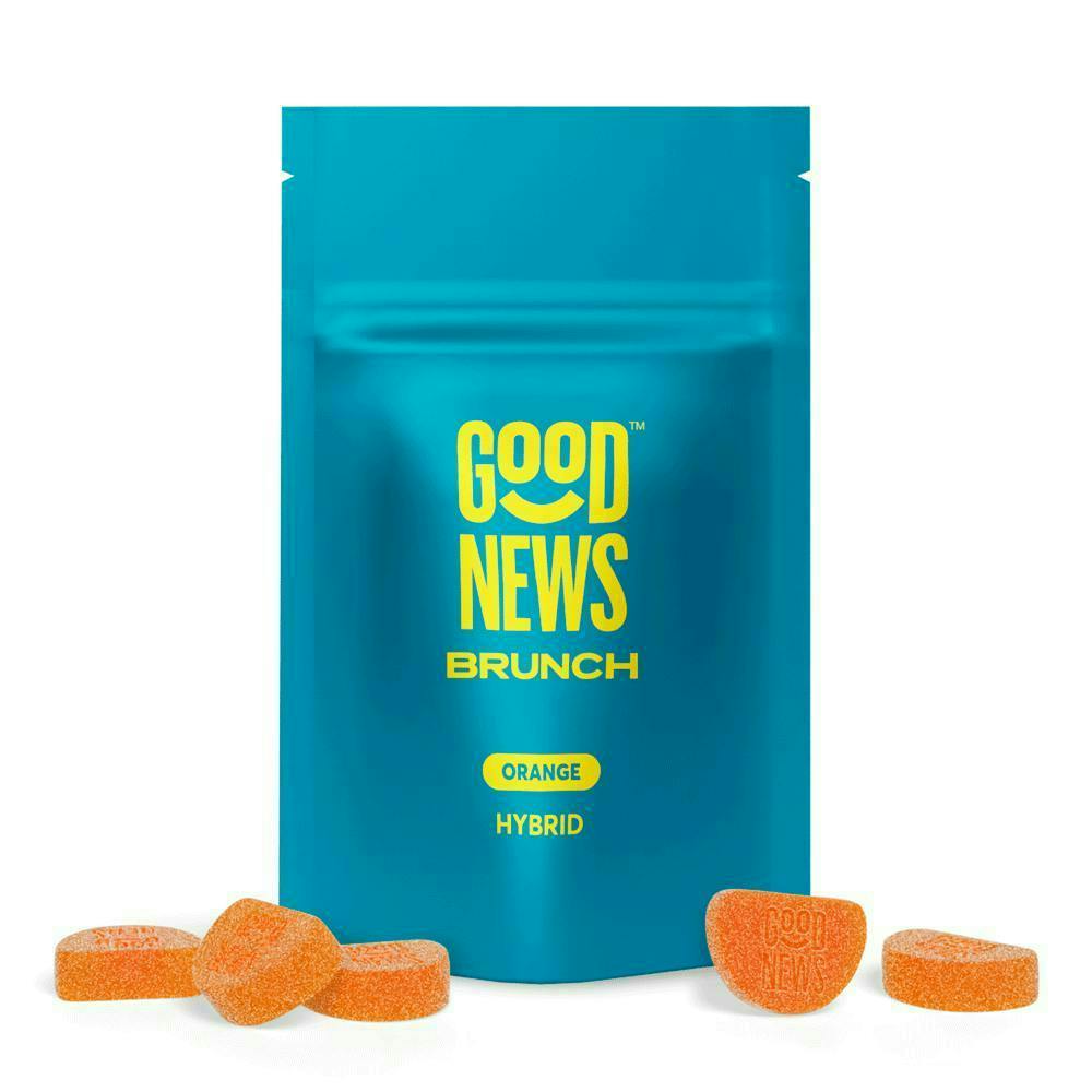Brunch Orange Gummies | 200mg | 20ct | 10mg/ea by Good News