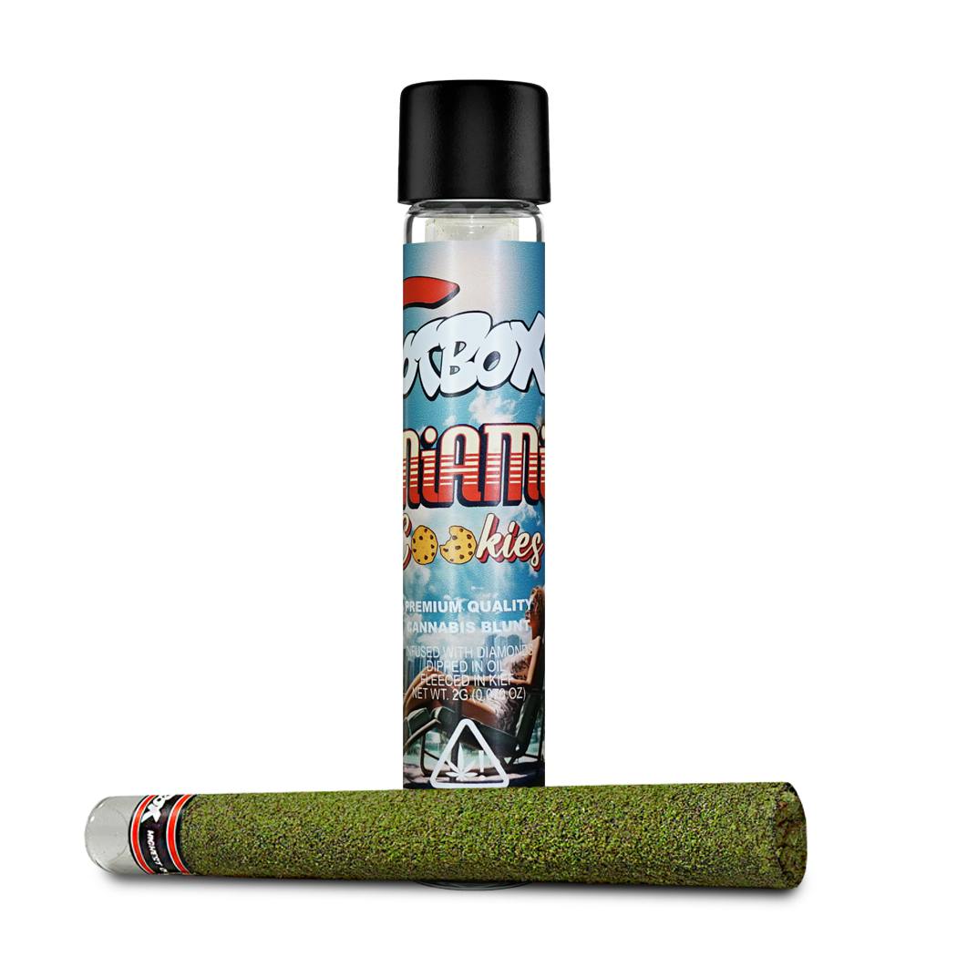 HOTBOX Miami Cookies Indica 2 g Diamond Infused Blunt HOTBOX™
