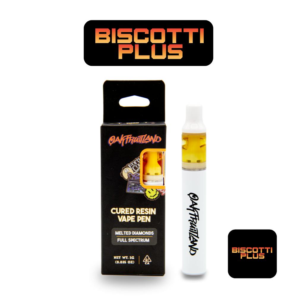 Biscotti Plus AIO Vape 1g - Cured Resin Series by Oakfruitland (OFL)