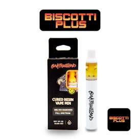 Biscotti Plus AIO Vape 1g - Cured Resin Series