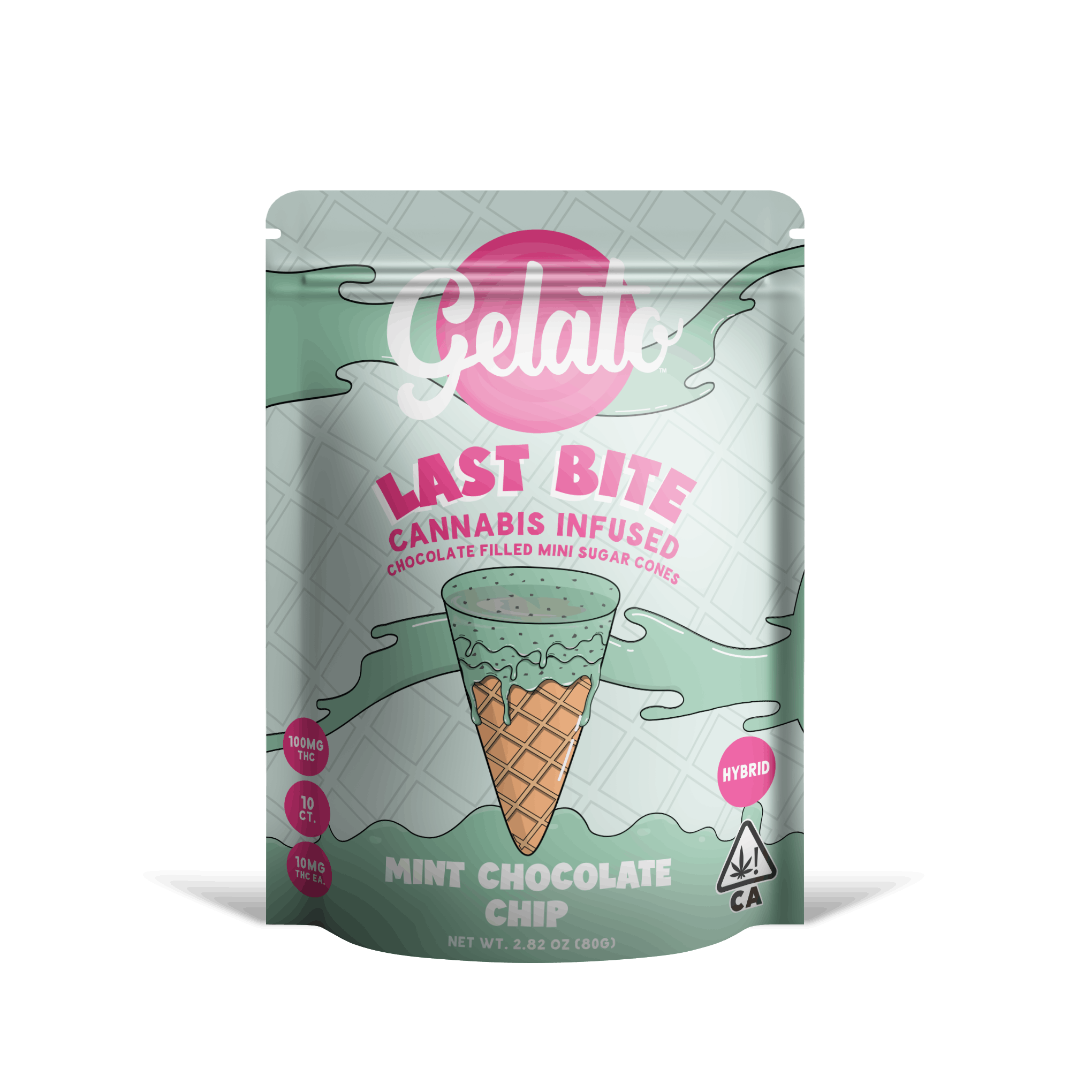 Gelato — Mint Chip Mini Cones