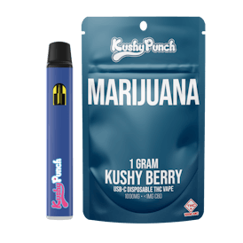 1G Kushy Punch Vape - Kushy Berry