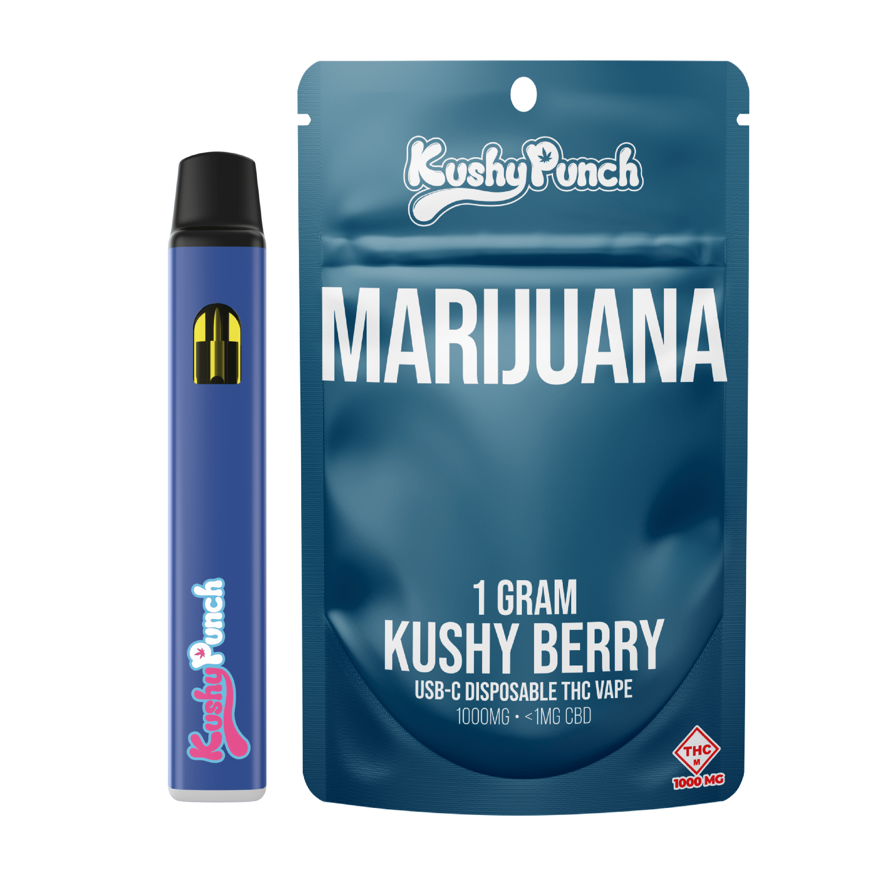 Kushy Berry | Disposable | 1g by Kushy Punch