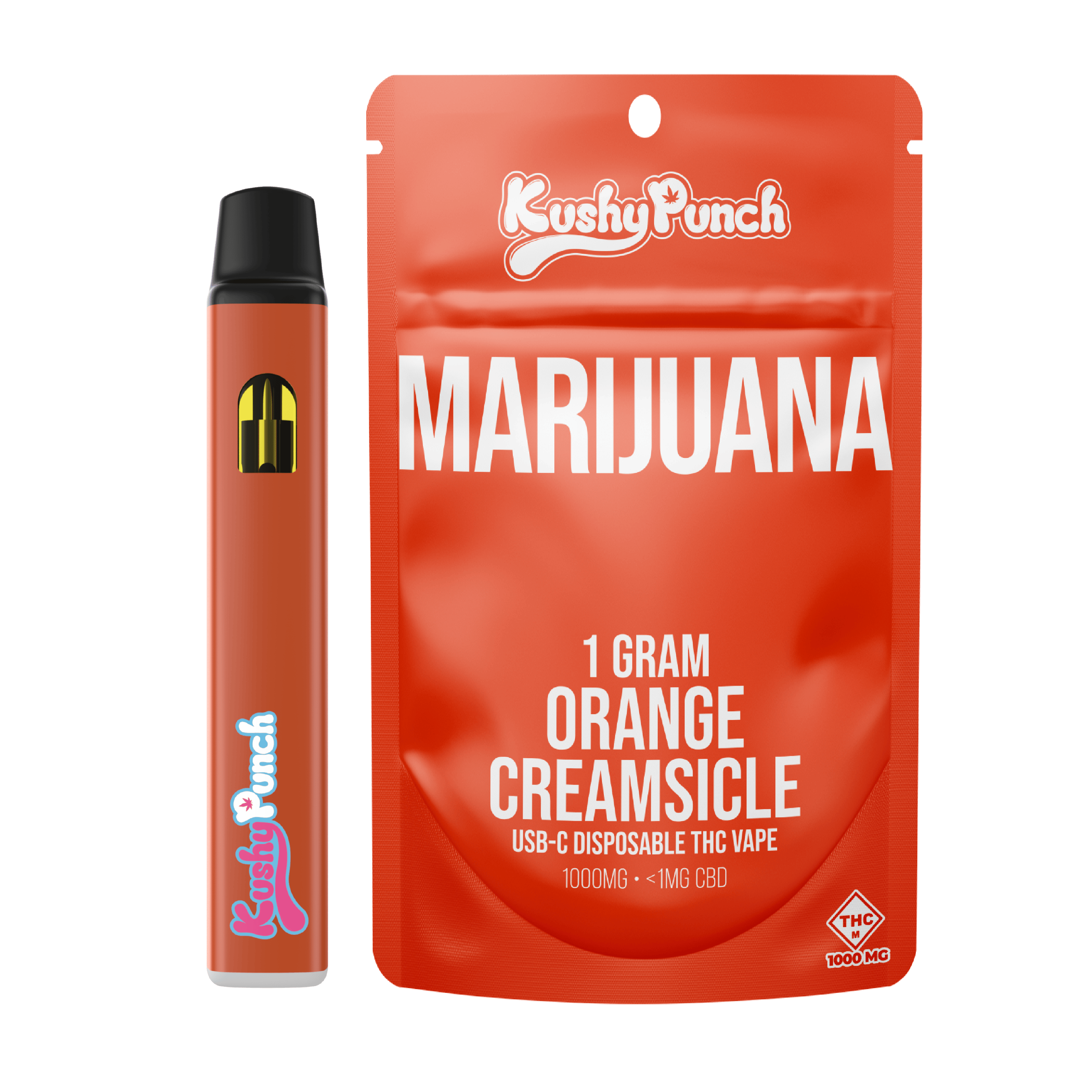 Orange Creamsicle | Disposable | 1g by Kushy Punch