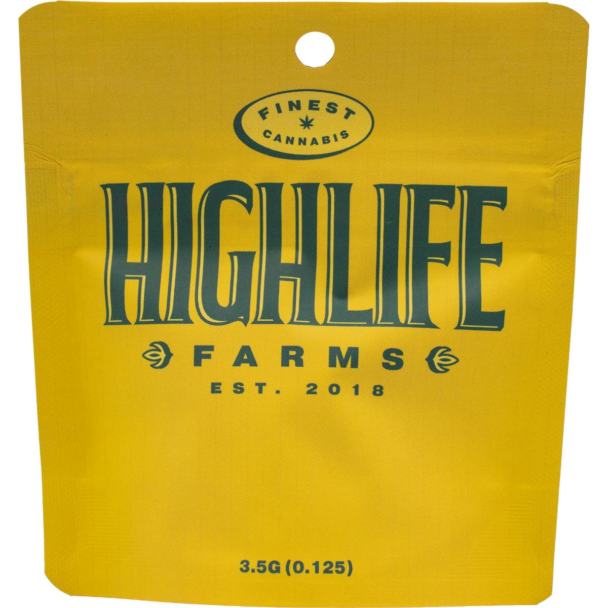 High Life Farms Platinum Kush Mints Prepackaged 3.5g by High Life Farms - MI