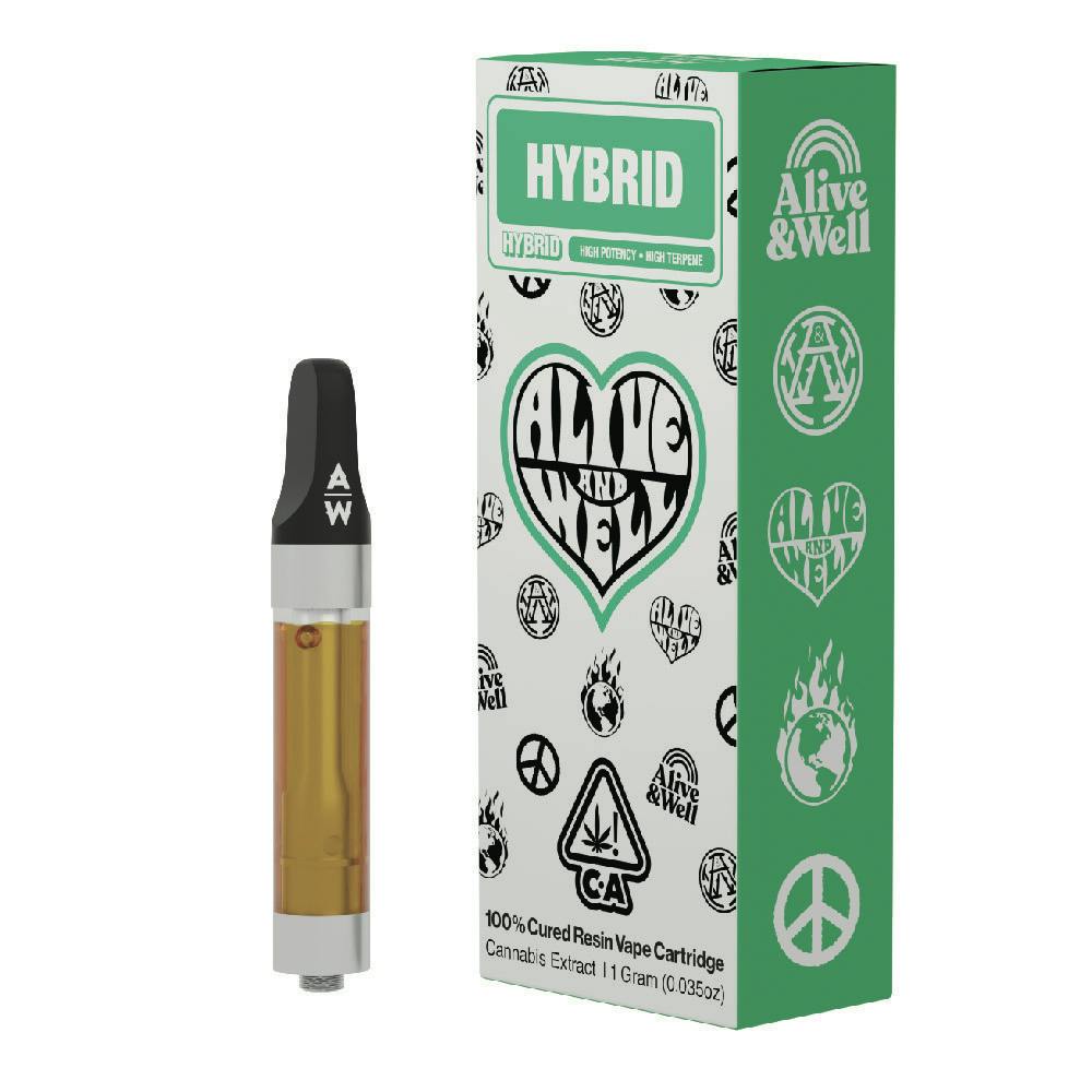 Oreo Runtz - 100% Cured Resin Vape Cartridge - 1g - Alive & Well