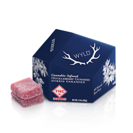 *HIGH DOSE* Huckleberry Hybrid Enhanced Gummies | 300mg
