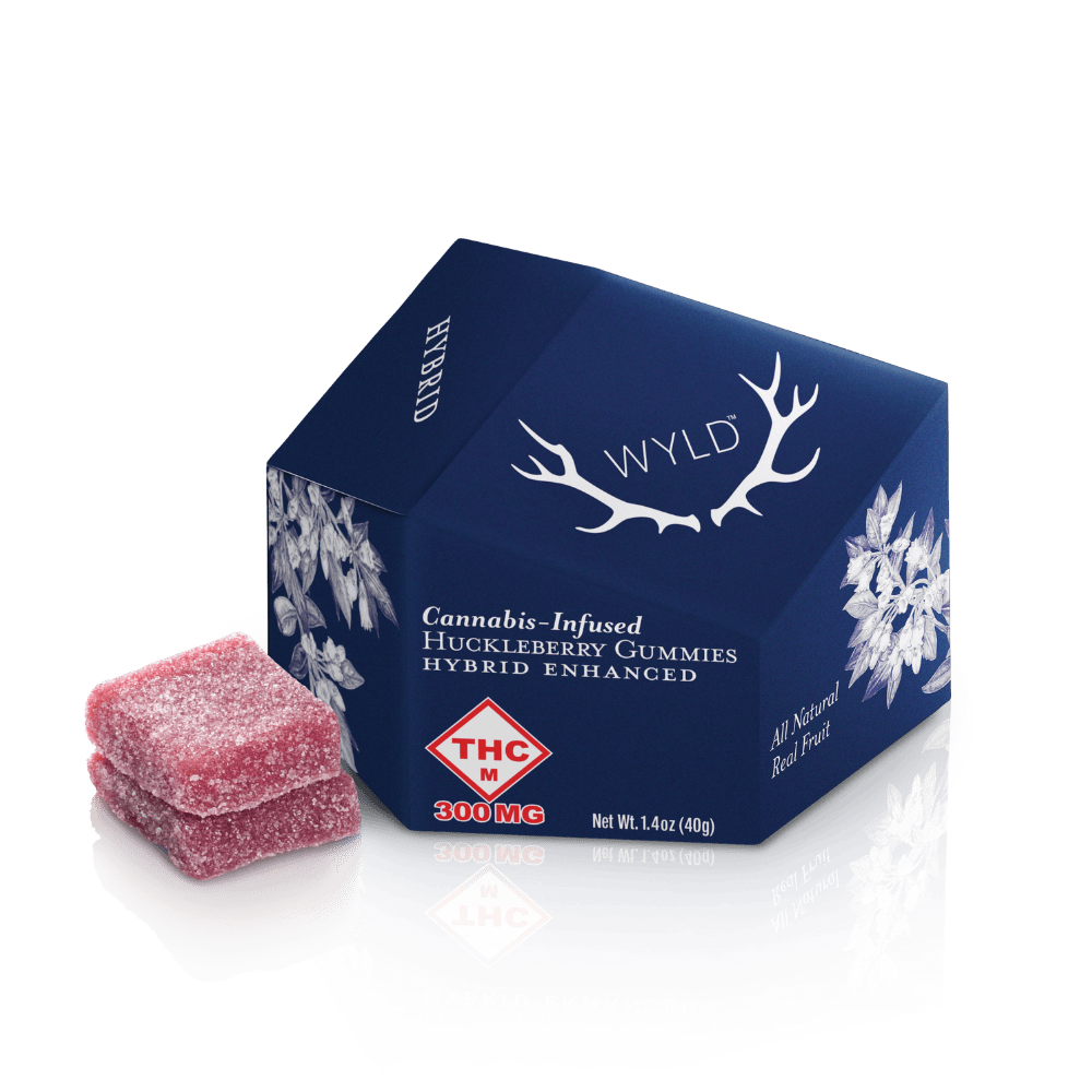HIGH DOSE | Huckleberry Hybrid Enhanced Gummies | 300mg | 10ct | 30mg/ea by Wyld
