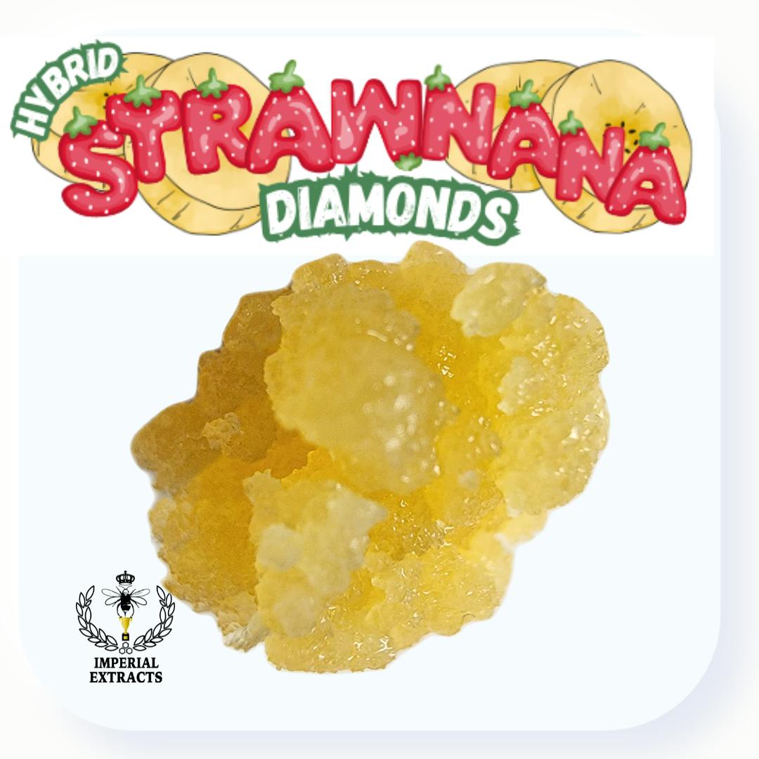 Strawnana 1.0 g (Hybrid) Diamonds/Sauce (THC-a) - Imperial Extracts