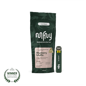 MFNY - BLUEBERRY 2.0 LIVE RESIN VAPE CART - MFNY - 0.5g