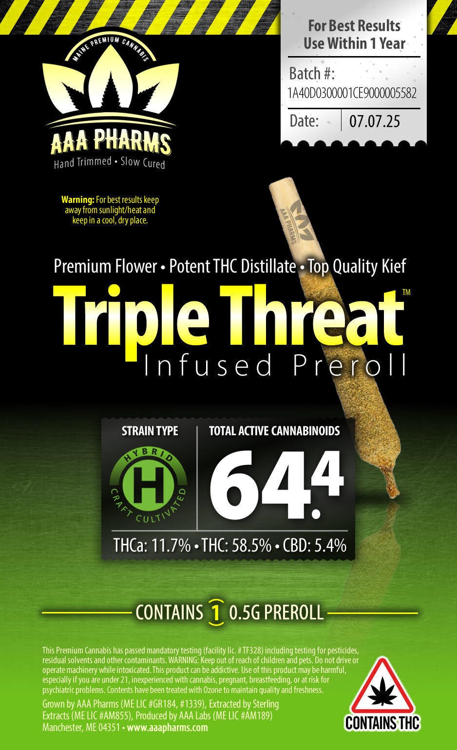 Triple Threat Hybrid Infused Pre