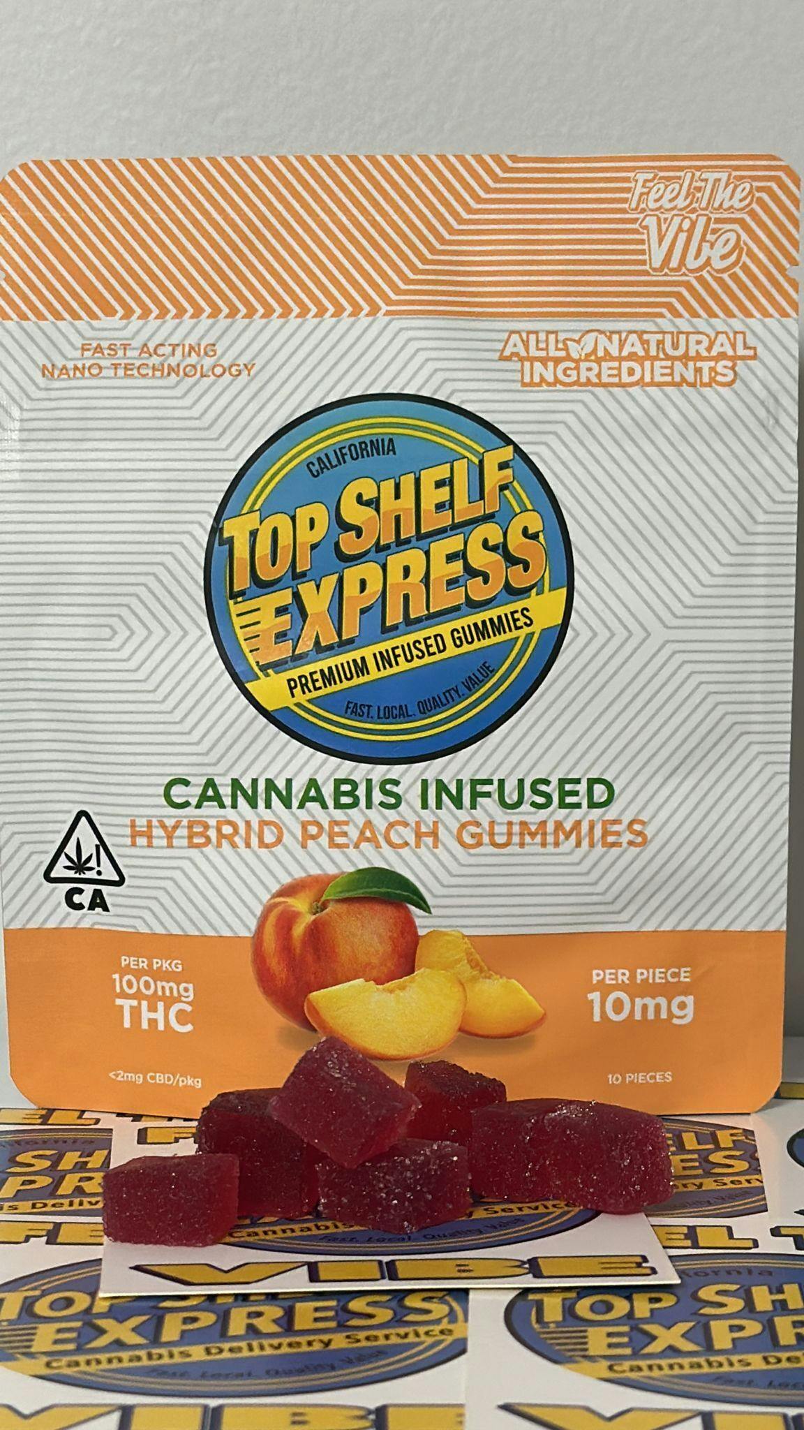 Peach (100mg) ( Buy 2 get 1 for .01) Top Shelf Express