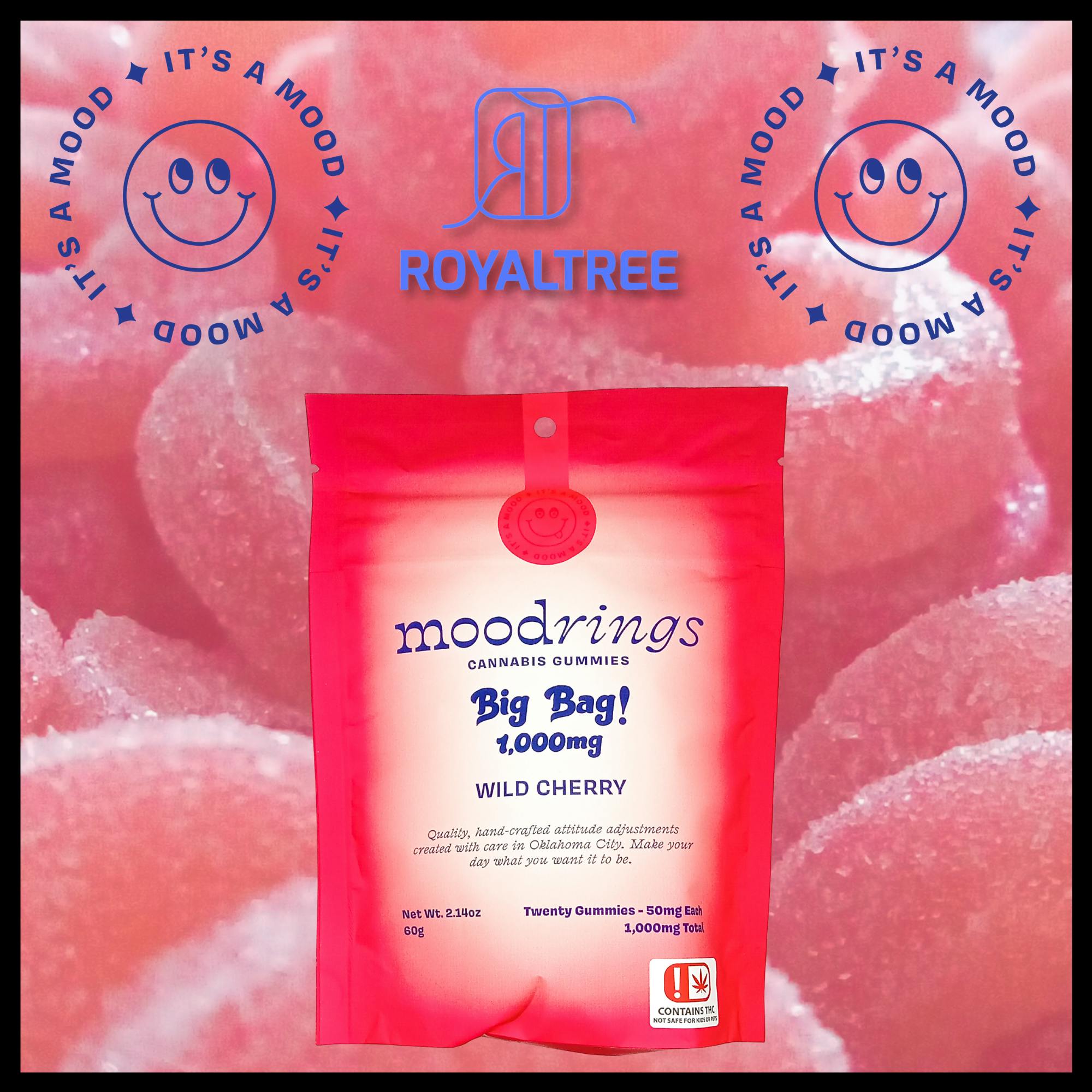 Mood Rings Gummies - 1,000mg - Cherry