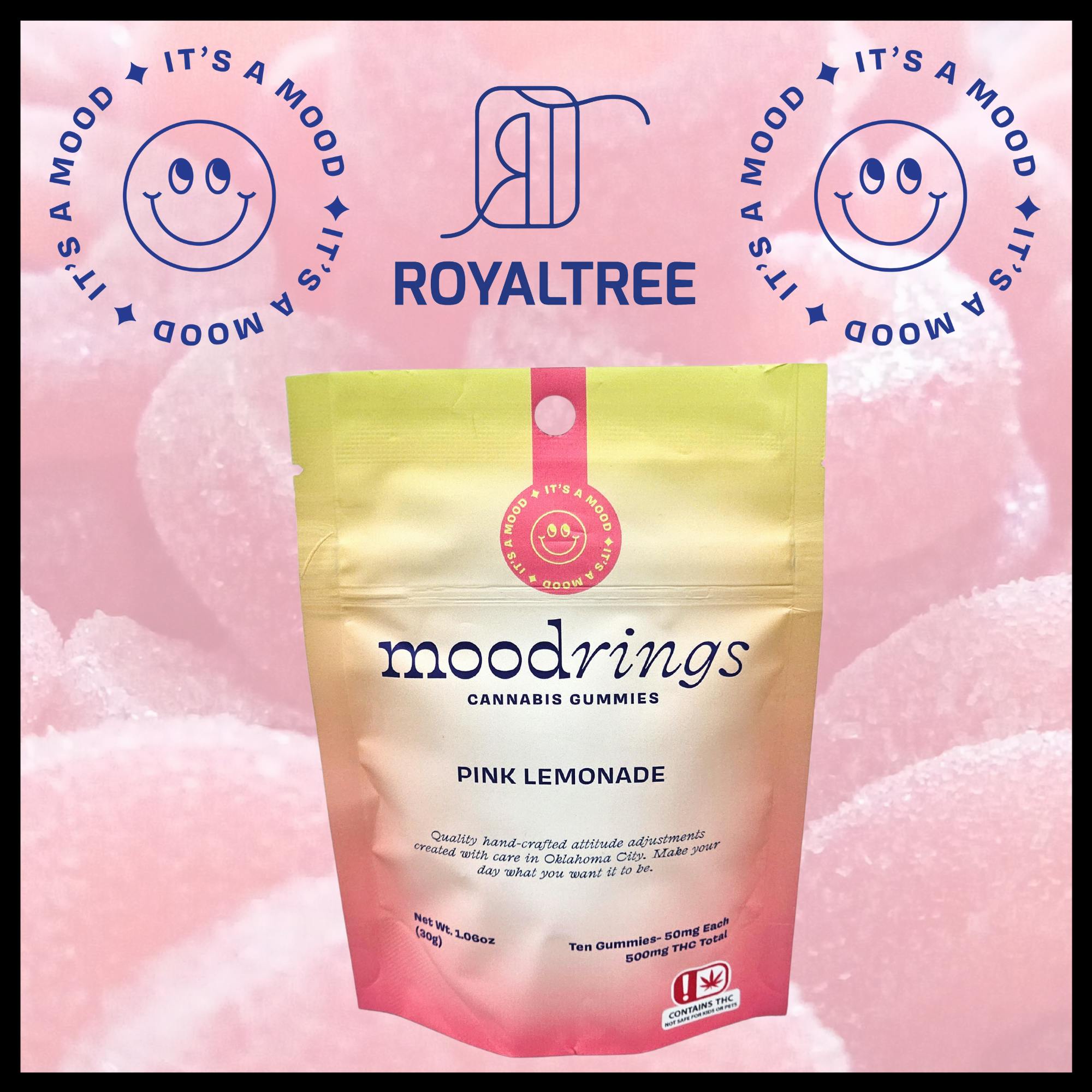 Mood Rings Gummies - 500mg - Pink Lemonade