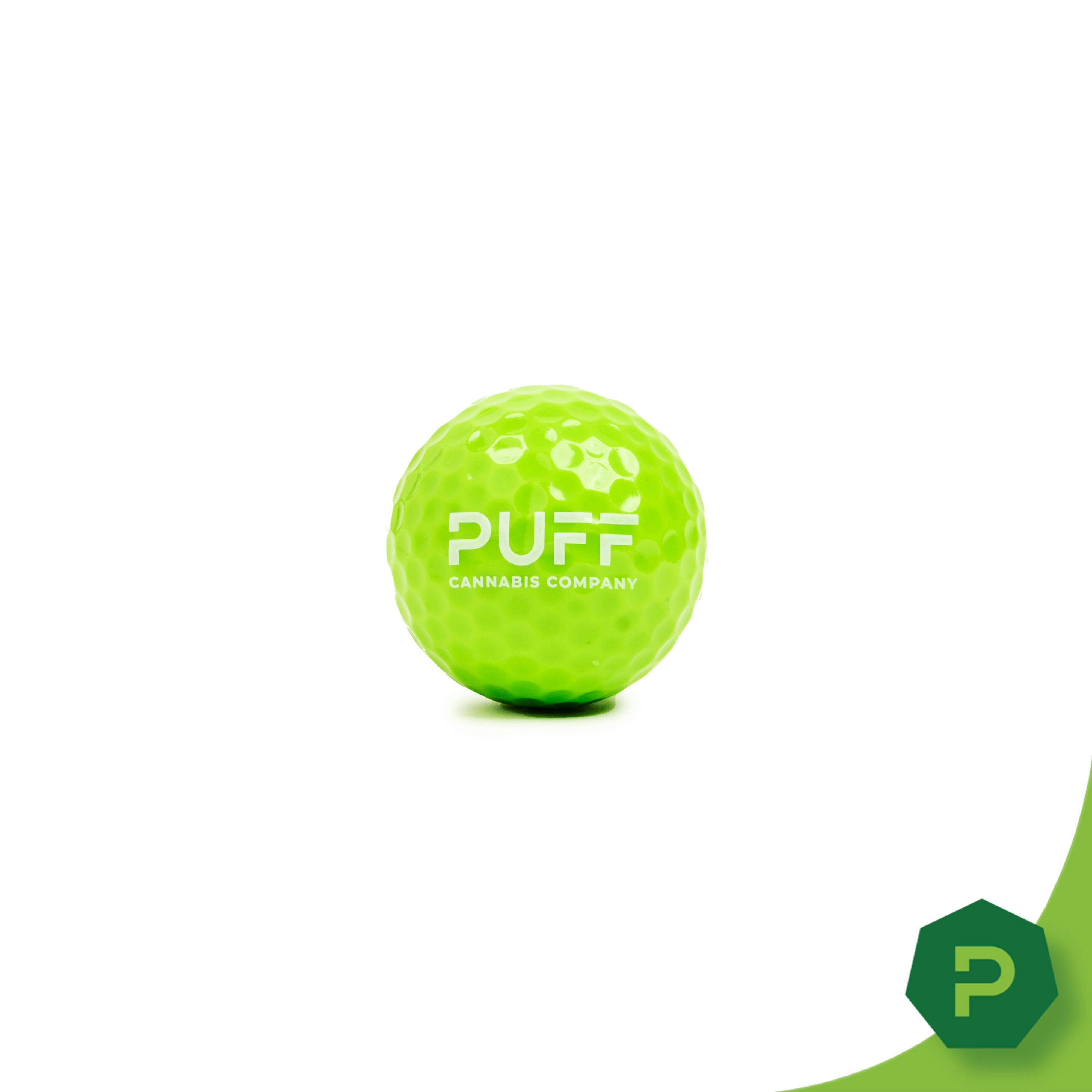 Puff Cannabis Company - Bay City Dispensary PUFF Golf Ball - Puff Cannabis Company