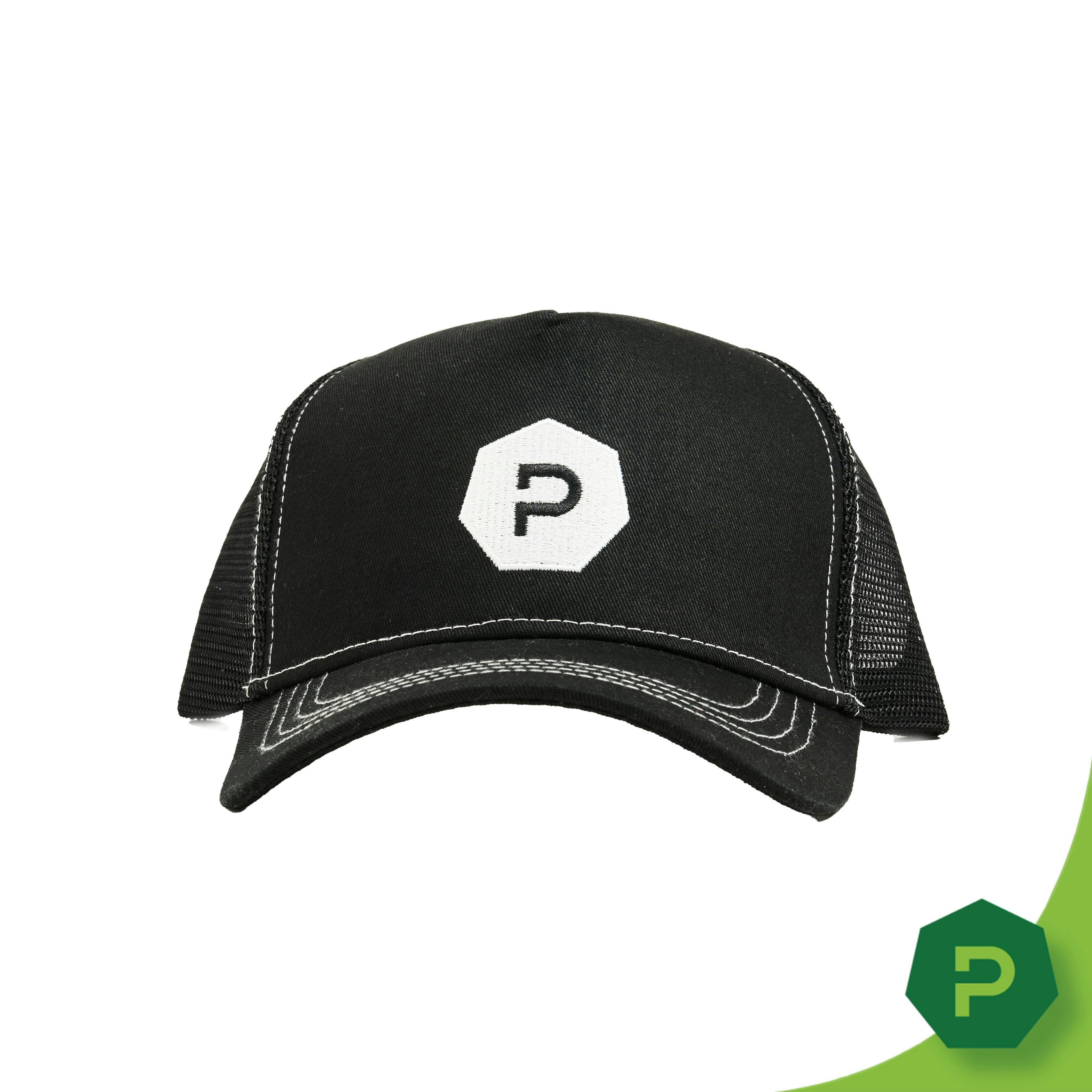 Puff Cannabis Company - Bay City Dispensary PUFF Trucker Hat - White Emblem - Puff Cannabis Company