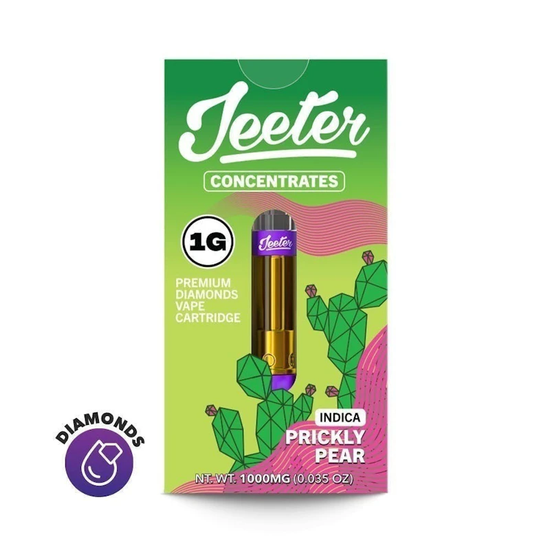 Jeeter Prickly Pear · Premium Diamonds Cartridge · 1g, Cartridges