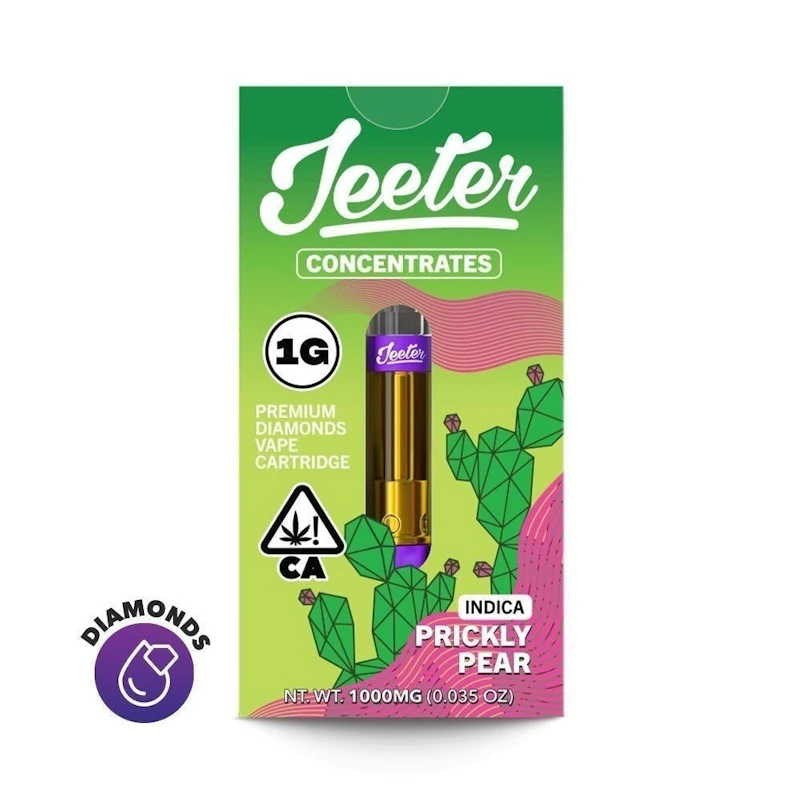 Jeeter Prickly Pear · Premium Diamonds Cartridge · 1g, Cartridges