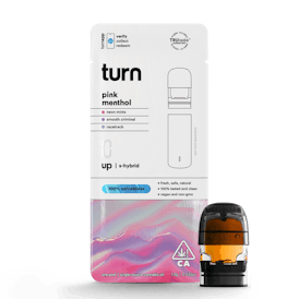 0.5g pod | pink menthol | 100% solventless (live rosin) | up |