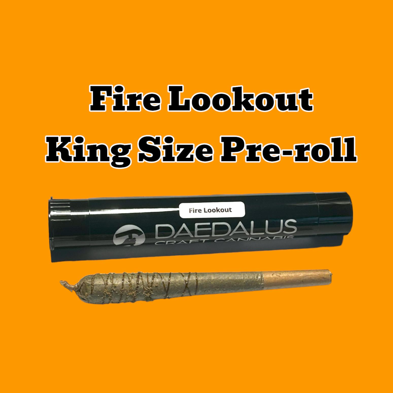 Daedalus Craft Cannabis Fire Lookout PreRoll w/ Hash Rosin & Kief