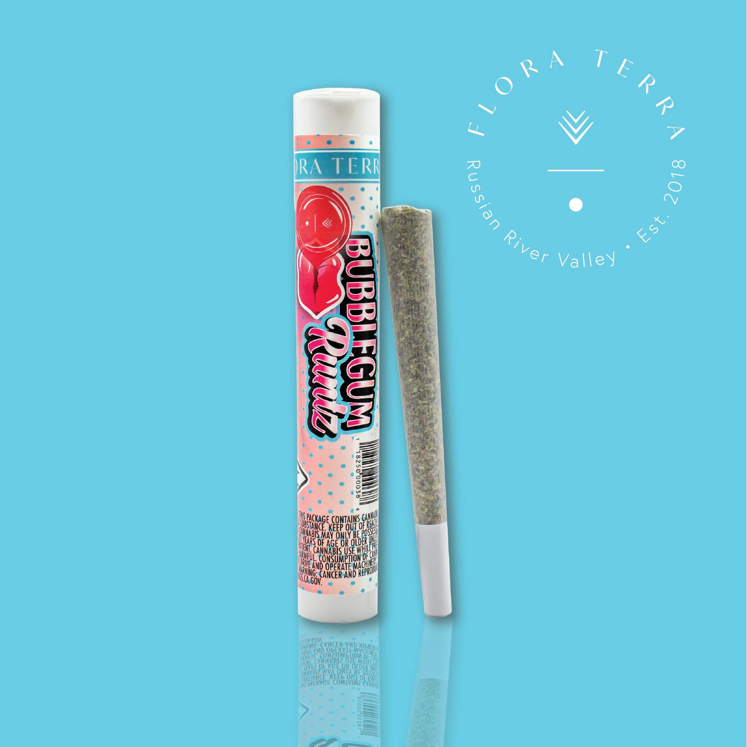 Flora Terra | Bubblegum Runtz | 1g Preroll