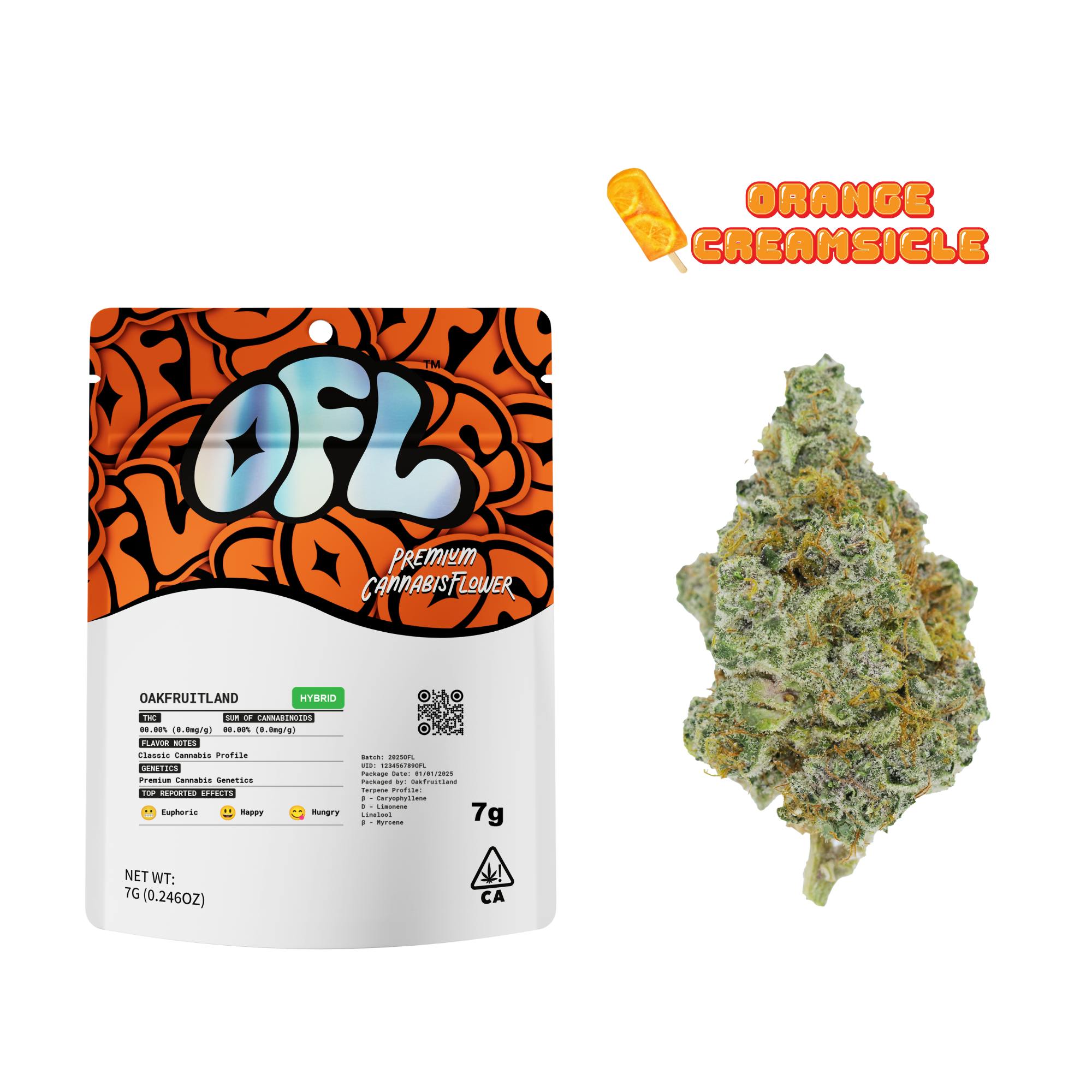 Oakfruitland (OFL) — Orange Creamsicle