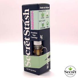 Secret Stash | THC Cart | Indica | Bubblegum OG | 1g