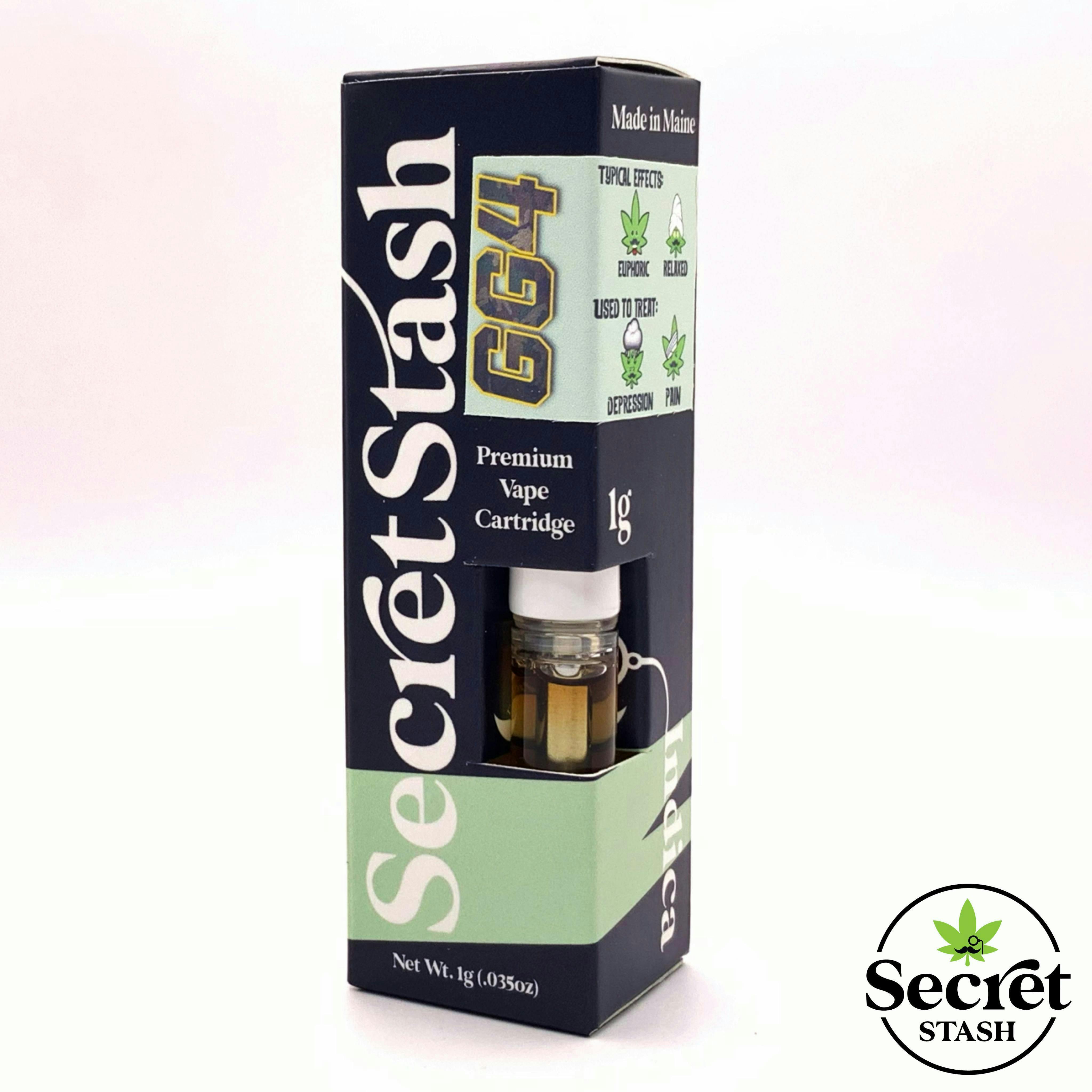 Secret Stash | THC Distillate Cart | Indica | GG4 | 1g by Secret Stash