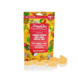 Tropical Fruit 100mg THC : 50mg THC-V Fruit Chews - CA