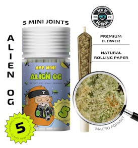ALIEN OG — 5 original mini joints (2.5g | 0.5g each)