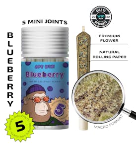 Blueberry — 5 original mini joints (2.5g | 0.5g each)
