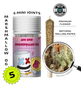 Marshmallow OG — 5 original mini joints (2.5g | 0.5g each)