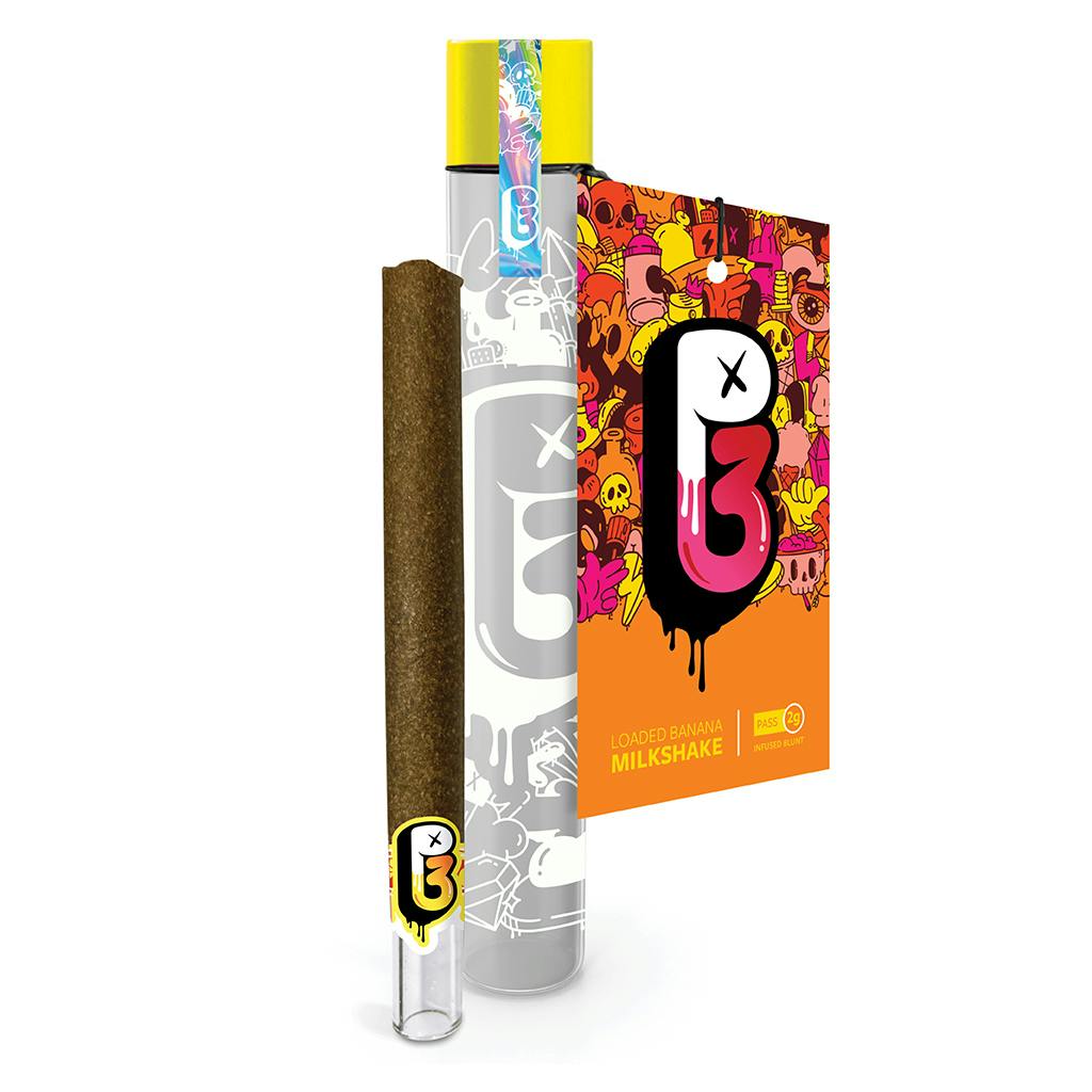 Loaded Banana Milkshake Infused Blunt | 2g - co by P3
