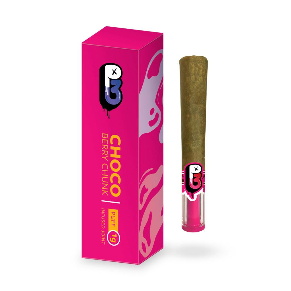 Choco Berry Chunk Infused Joint | 1g - ny by P3