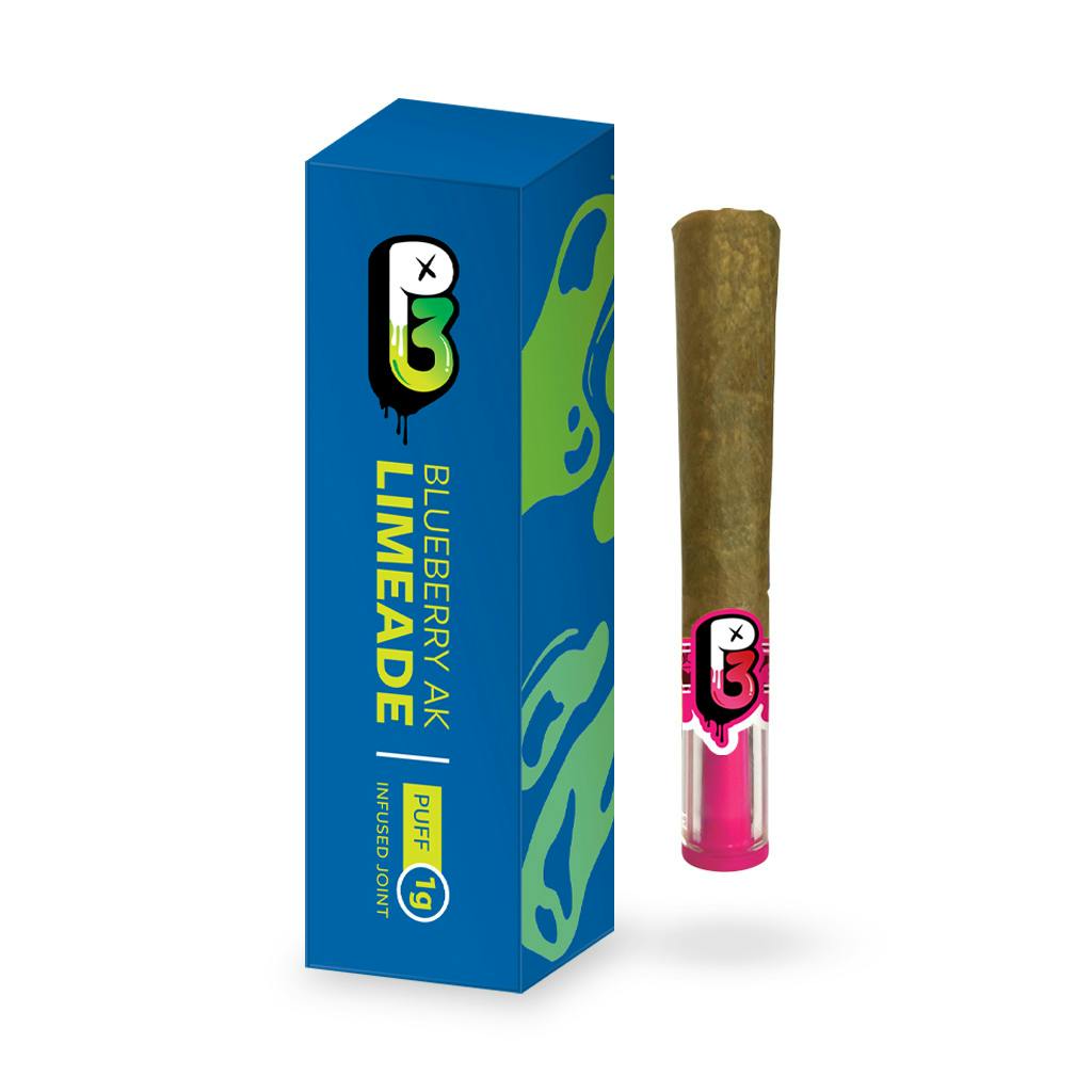 Blueberry AK Limeade Infused Joint | 1g - ny by P3