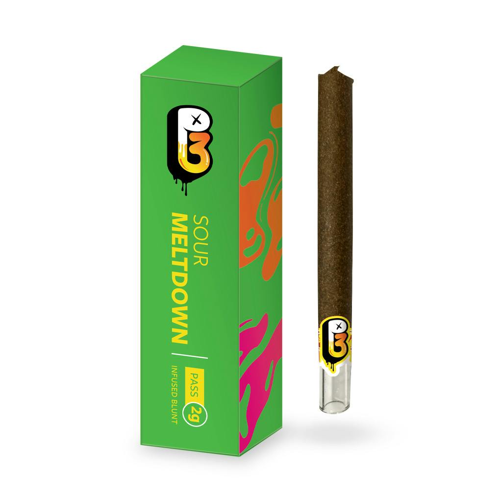 Sour Meltdown Infused Blunt | 2g - ny by P3