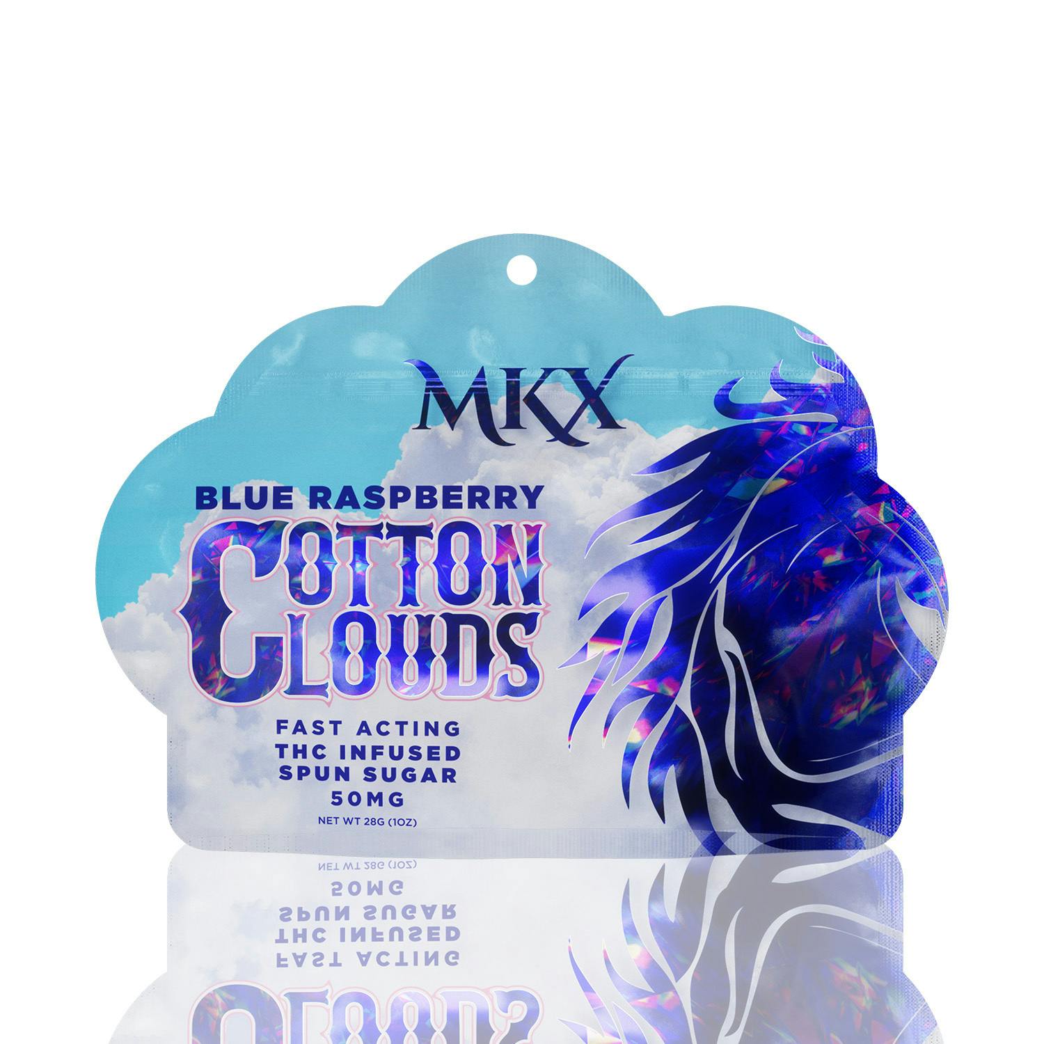 Cotton Clouds Blue Raspberry Spun Sugar