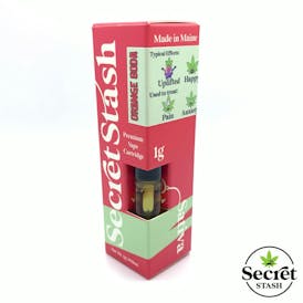 Secret Stash | THC Cart | Sativa | Orange Soda | 1g