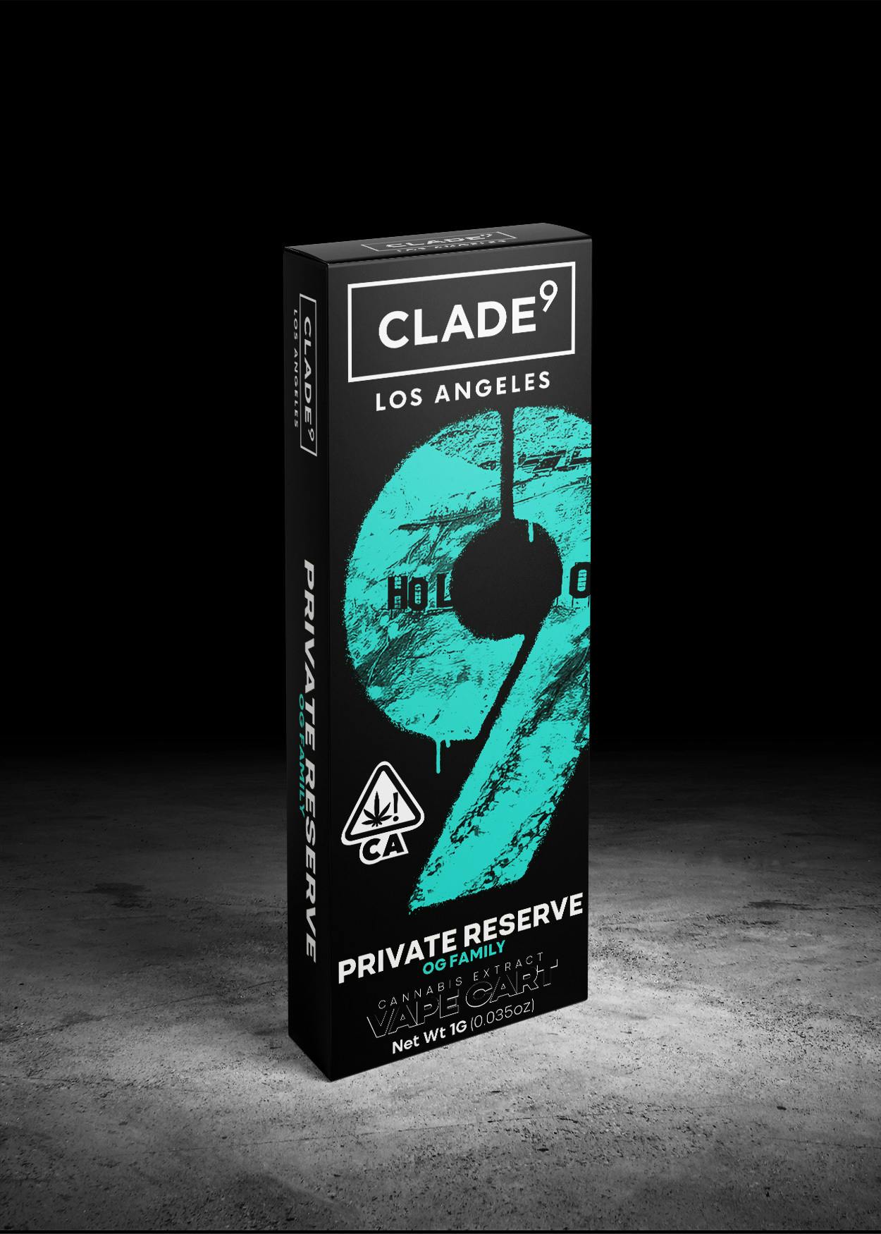 Private Reserve OG 1g Cured Resin Vape Cart - Clade9